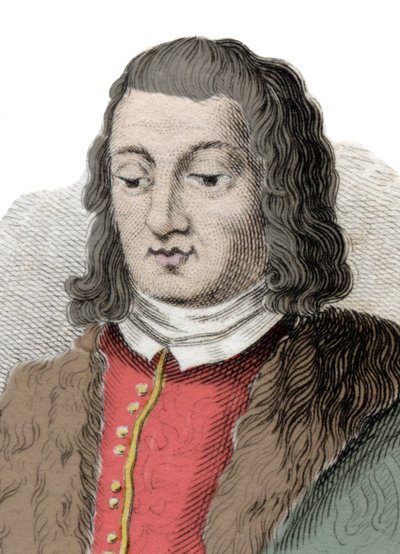 Porträt von Ferdinand II. von Aragon, genannt der Katholische (1452-1516). Gravur aus dem 19. Jahrhundert von Anonymous Anonymous