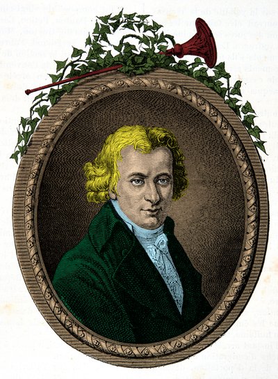 Porträt von Jean Baptiste Cant Hanet, genannt Clery (1759-1809), Diener von König Ludwig XVI. während seiner Gefangenschaft im Tempel. Gravur. Private Sammlung von Anonymous Anonymous