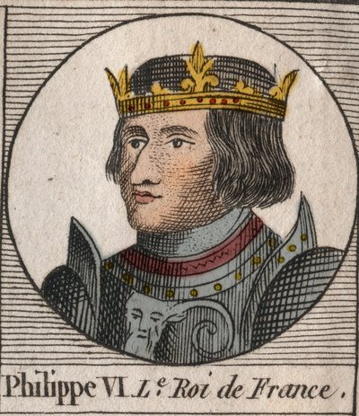 Porträt von Philippe VI. von Valois, König von Frankreich von Anonymous Anonymous