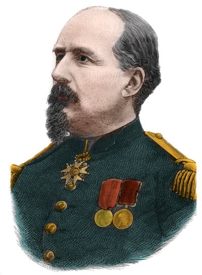 Porträt von Pierre Philippe Denfert Rochereau (1823-1878), französischer Oberst. von Anonymous Anonymous