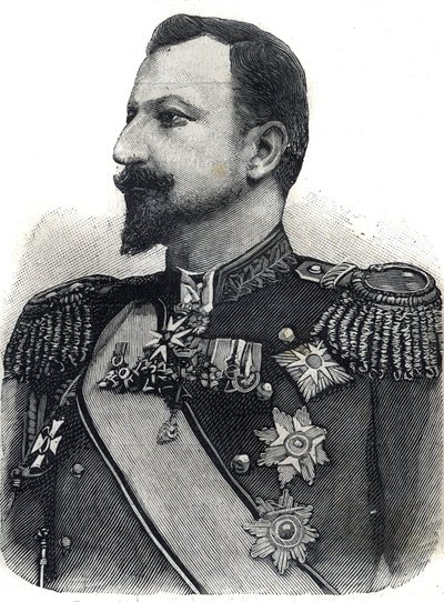 Porträt von Prinz Ferdinand I. (1861-1948) von Bulgarien. Gravur in „Le Peute Parisien“ von Anonymous Anonymous