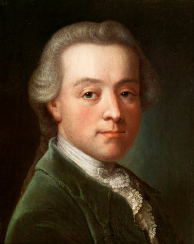 Porträt des Komponisten Wolfgang Amadeus Mozart von Anonymous Anonymous