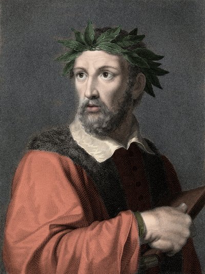Porträt des Schriftstellers Torquato Tasso von Anonymous Anonymous