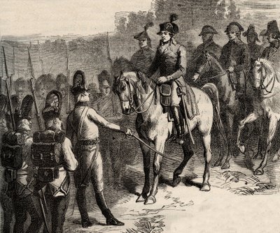 Die Verhaftung von Lafayette (Gilbert du Motier, Marquis de La Fayette) von Anonymous Anonymous