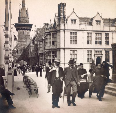 Weltausstellung 1900 - Exposition Universelle de 1900 in Paris: La rue des Nations, Private Sammlung von Anonymous Anonymous