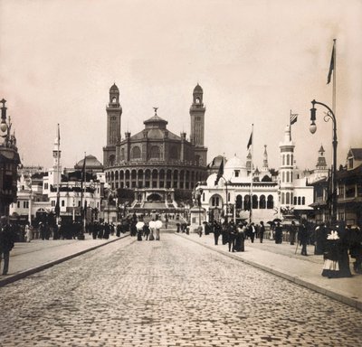 Weltausstellung 1900 - Exposition Universelle de 1900 in Paris: Le Trocadero. Private Sammlung von Anonymous Anonymous