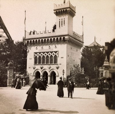 Weltausstellung von 1900 - Universal Exhibition of 1900 in Paris: Der Pavillon von San Marino - private Sammlung von Anonymous Anonymous