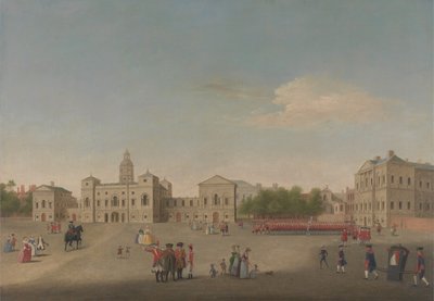 Ansicht der Horse Guards und Whitehall, ca. 1750 von Anonymous Anonymous