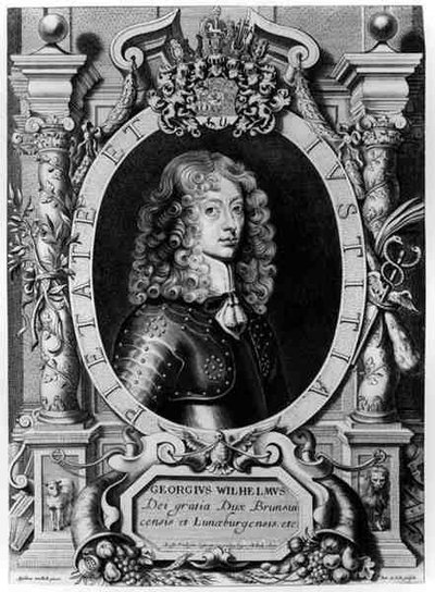 Porträt von Georg Wilhelm, Kurfürst von Brandenburg (1595-1640), graviert von Petr de Iode von Anselmus van Hulle