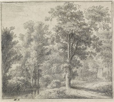 Eingang des Waldes von Anthonie Waterloo