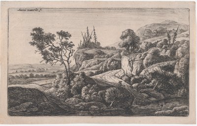 Wege zu einem Bach, 17. Jahrhundert von Anthonie Waterloo