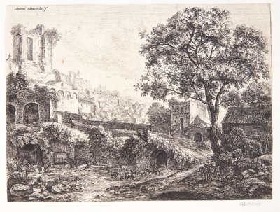 Ruinen am Stadtrand von Anthonie Waterloo