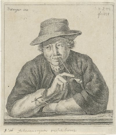 Rauchender Mann von Anthonie Willem Hendrik Nolthenius de Man