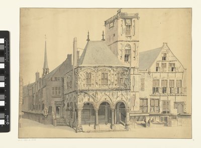 Das Alte Rathaus von Amsterdam, 1641 von Anthonie van den Bos