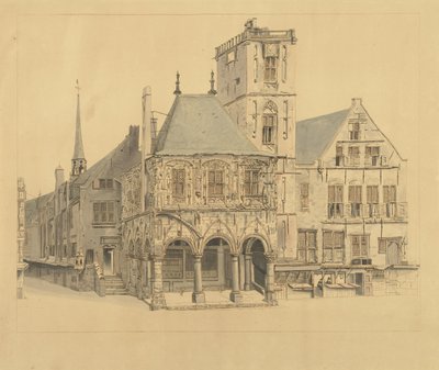 Das Alte Rathaus von Amsterdam, 1641 von Anthonie van den Bos