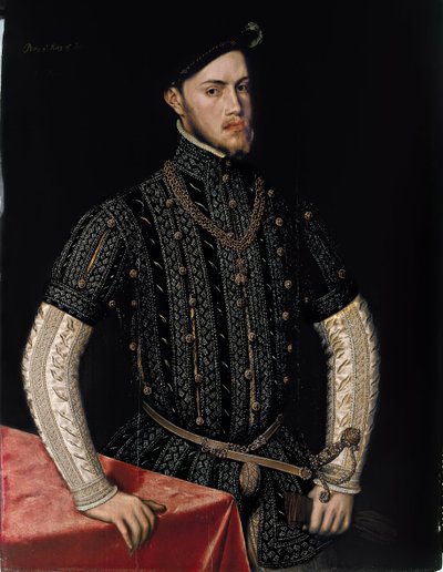 Porträt von Philipp II., König von Spanien und Portugal von Anthonis van Dashorst Mor