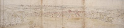 Greenwich Palace und London vom Greenwich Hill von Anthonis van den Wyngaerde