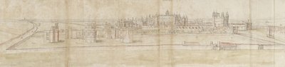 Hampton Court Palace von Norden von Anthonis van den Wyngaerde