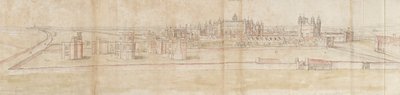 Hampton Court Palace von Norden von Anthonis van den Wyngaerde