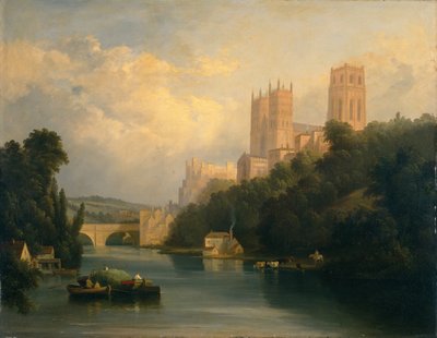 Kathedrale von Durham von Anthony Vandyke Copley (attr. to) Fielding