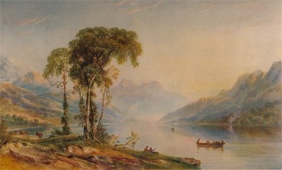 Ben Venue vom Loch Achray, 1840, 1935 von Anthony Vandyke Copley Fielding