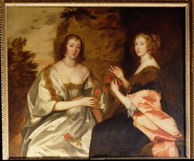 Gräfin von Morton (gest. 1654) und Mrs. Killigrew (gest. 1638) von Anthony van Dyck