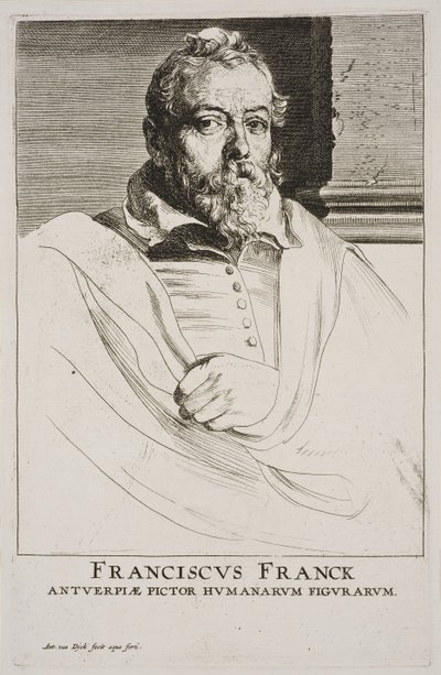 Porträt von Frans Francken von Anthony van Dyck