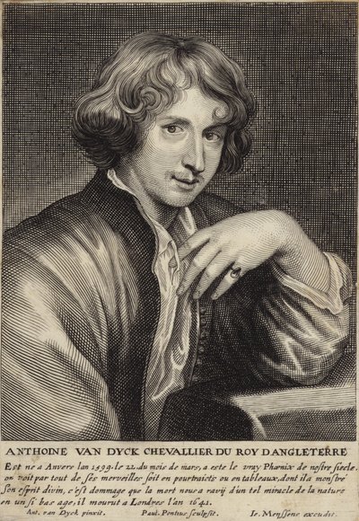 Porträt von Sir Anthony van Dyck von Anthony van Dyck