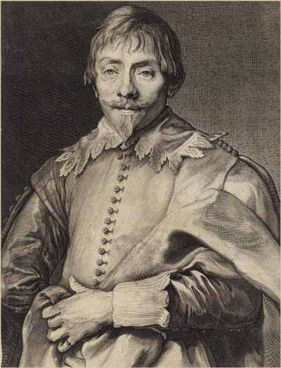 Porträt von Willem Hondius von Anthony van Dyck