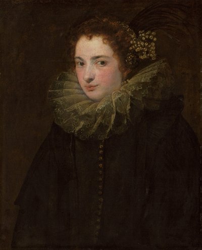 Porträt einer unbekannten Frau von Anthony van Dyck