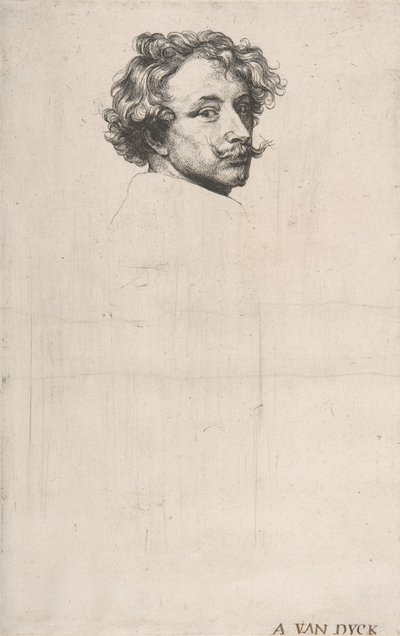 Selbstporträt, aus der Ikonographie, ca. 1640 von Anthony van Dyck