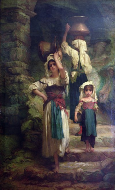 Frauen von Cervara, 1858 von Antoine Auguste Ernest Herbert or Hebert