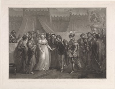 Catherine von Valois und König Heinrich V. von England von Antoine Cardon