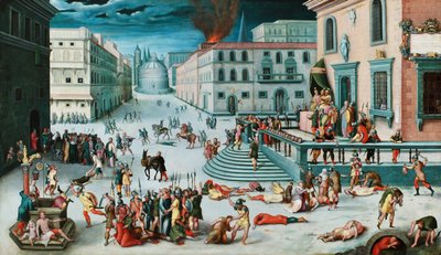 Das Massaker des Triumvirats von Antoine, Caron