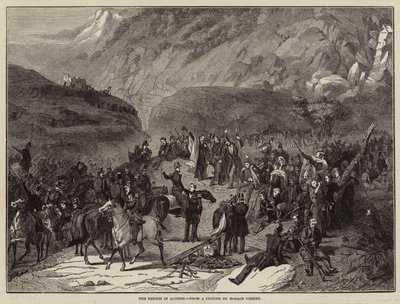 Die Franzosen in Algier von Antoine Charles Horace Vernet