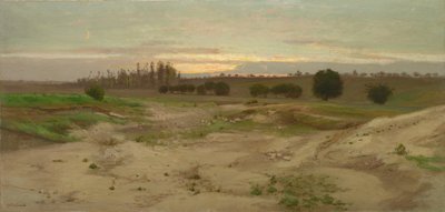Die Marlgrube bei Mulcent: Abend, nach 1857 von Antoine Chintreuil