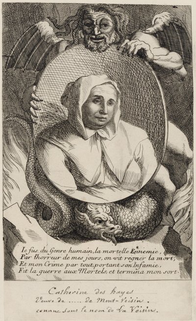 Catherine Deshayes (Monvoisin, genannt „La Voisin“) 1680 von Antoine Coypel