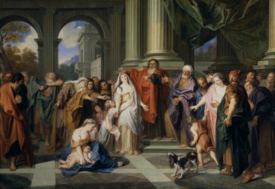 Susanna des Ehebruchs beschuldigt, 1695-1696 von Antoine Coypel