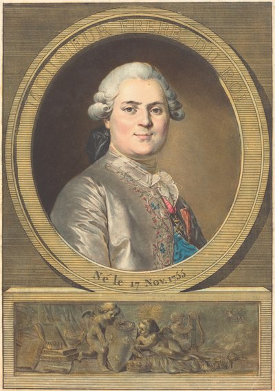 Monsieur Bruder des Königs von Antoine François Sergent after Joseph Siffred Duplessis