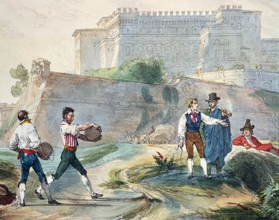 Spielende Ruzzica von Antoine Jean Baptiste Thomas