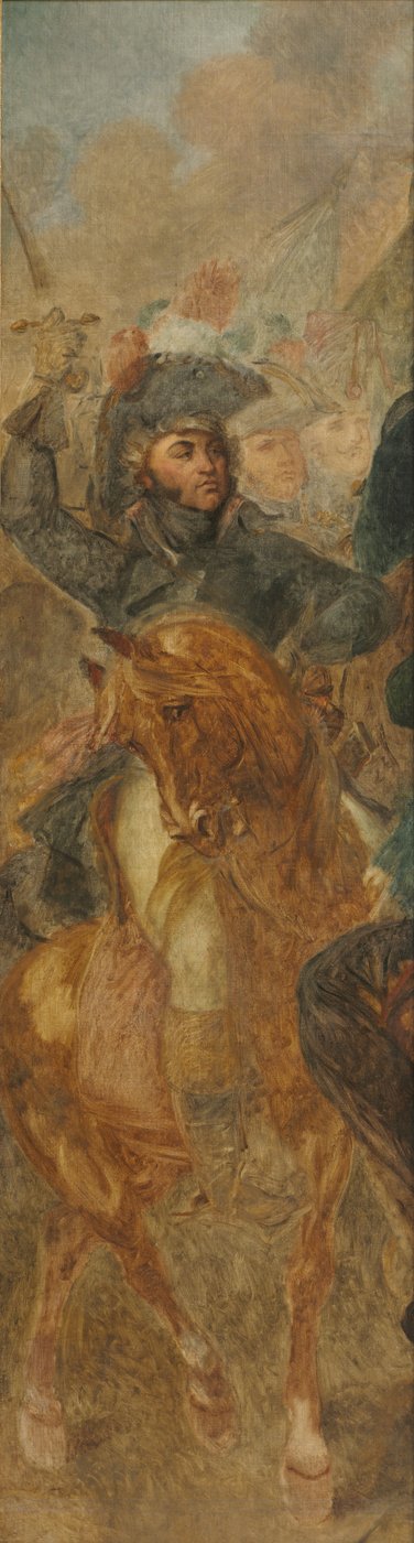 General Jean-Baptiste Kléber (Skizze für "Die Schlacht der Pyramiden") von Antoine-Jean Gros