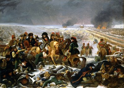 Napoleon auf dem Schlachtfeld von Eylau von Antoine-Jean Gros