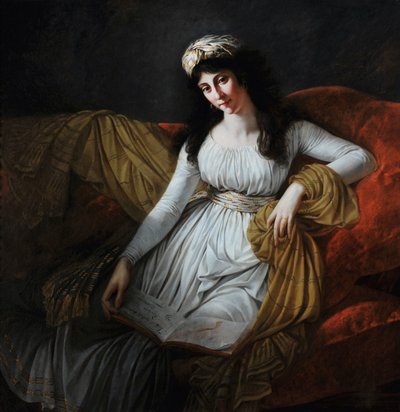 Porträt von Madame Fravega von Antoine Jean Gros