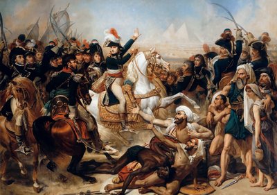 Die Schlacht bei den Pyramiden von Antoine-Jean Gros