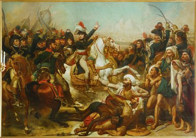 Die Schlacht der Pyramiden von Antoine-Jean Gros
