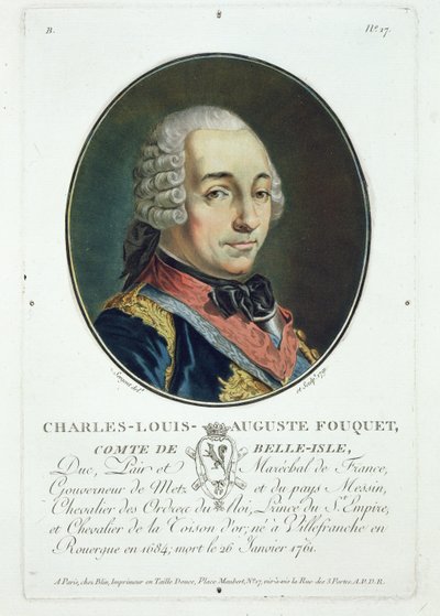 Charles-Louis-Auguste Fouquet (1684-1761) aus 