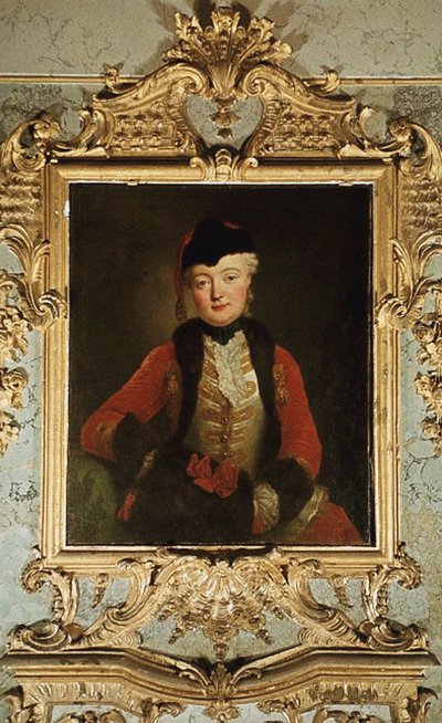 Porträt von Wilhelmine Dorothee von der Marwitz 1718-1787, ca. 1739 von Antoine Pesne