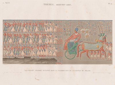 Beschreibung Ägyptens: Theben. Medynet-Abou, Bd. II, Taf. 12 von Antoine Phelippeaux