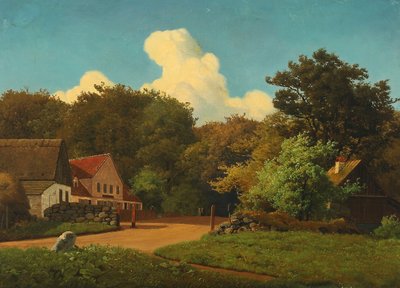 Teil von Ermelunden in Dyrehaven von Anton Eduard Kieldrup