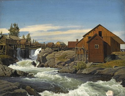 Von Hønefoss von Anton Eduard Kieldrup
